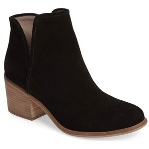 BP. Barrow Block Heel Bootie in Black